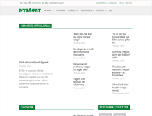 Tablet Screenshot of nysagat.se
